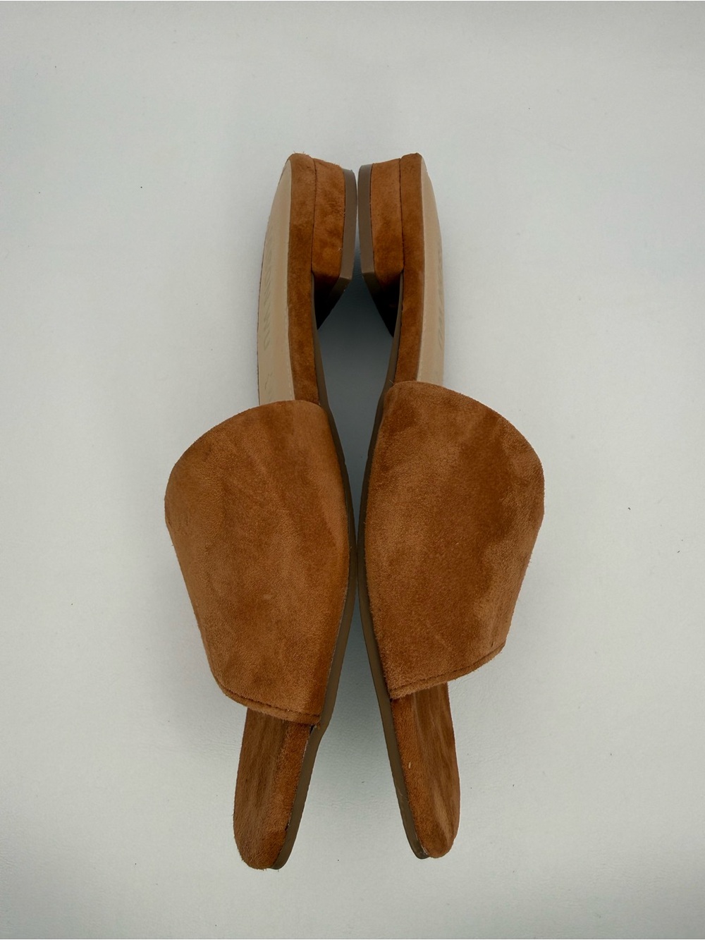 Jason Wu Brown Suede Leather Square Toe Slip on Slides Mules Sandal Luxury 8.5 - Picture 6 of 16